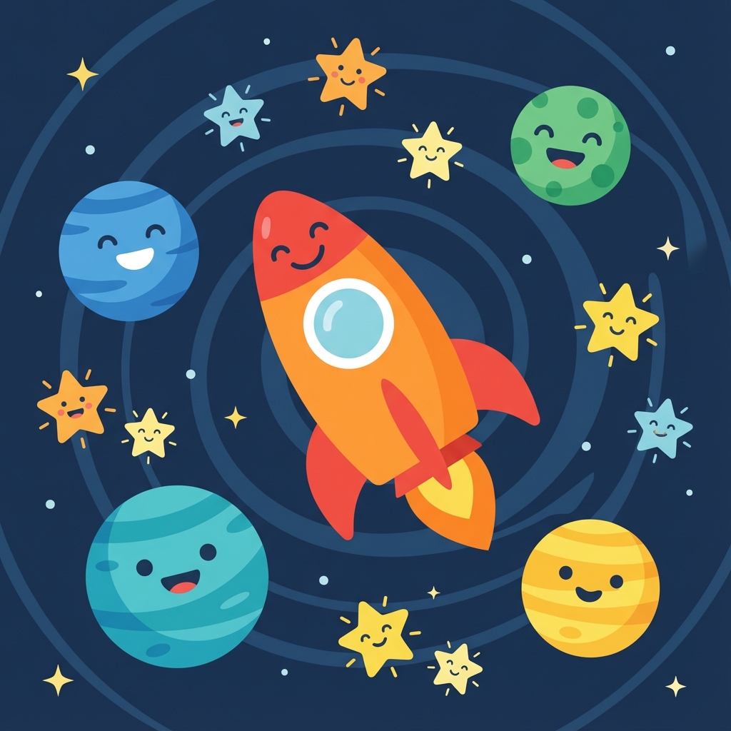 Space Adventure - Journey through the cosmos with fun space stories